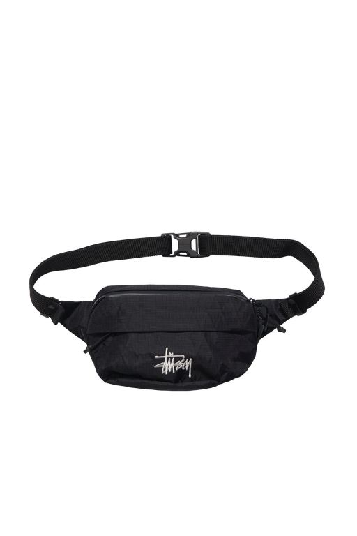 Stussy Mens Graffiti Waist Bags Black - TMKUL2186